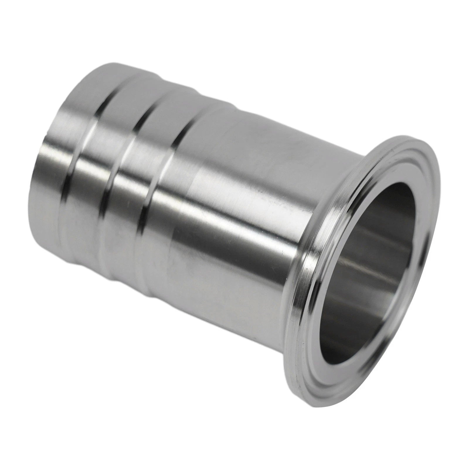 1.5 Inch Tri Clamp to 1.5 Inch Fitting Adapter Rubber Hose SS304