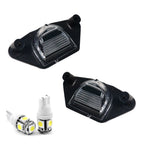 2X White 6000K LED License Plate Lights for Chevrolet Corvette (1968–2013)