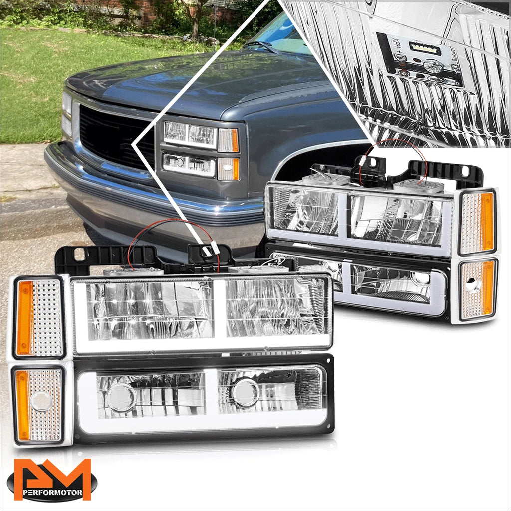 Headlight for Toyota Sienna XL30 (2011–2020) Black Housing Clear Lens