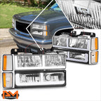 Headlight for Toyota Sienna XL30 (2011–2020) Black Housing Clear Lens