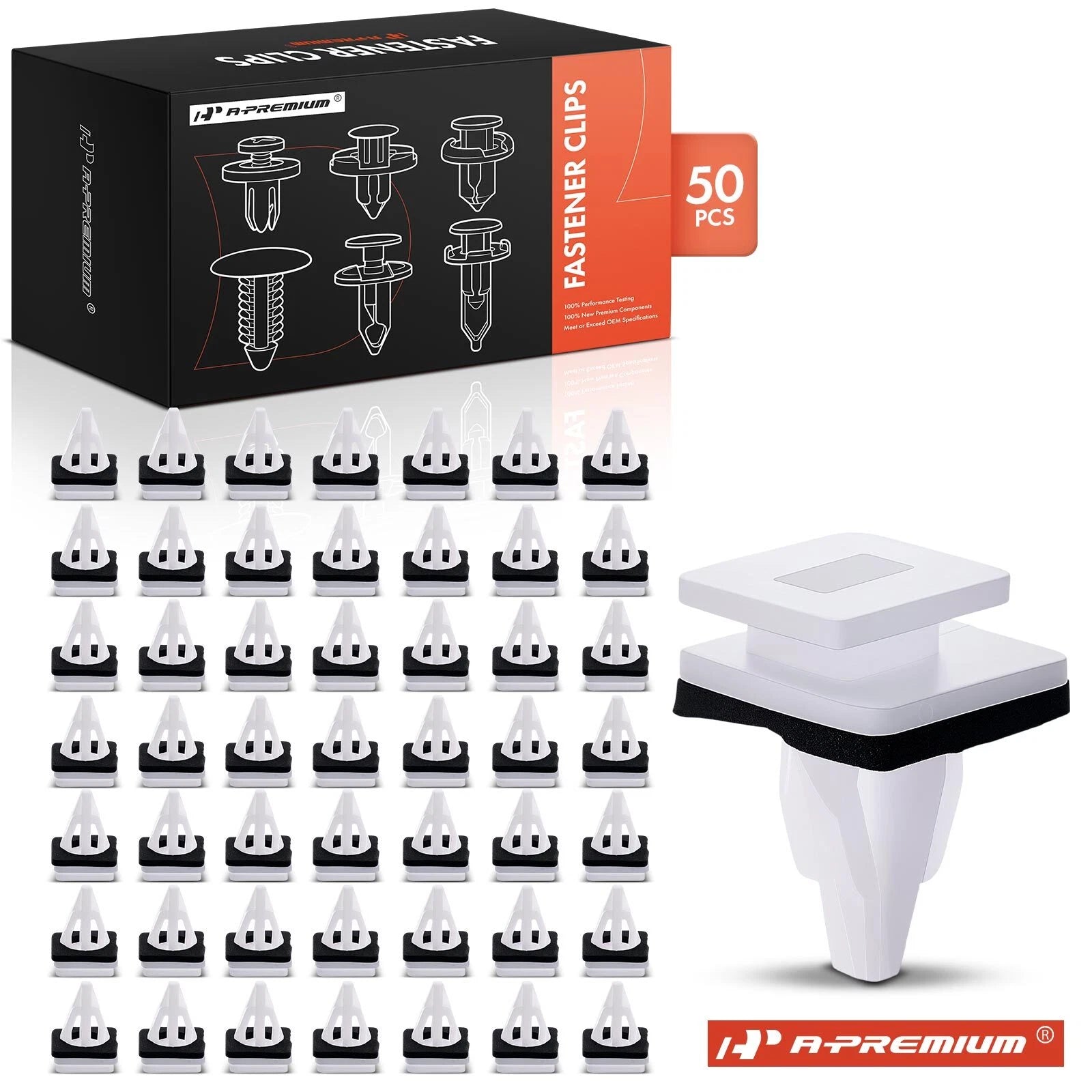 50x Rocker Pillars Floor Retainer Clips for Honda 