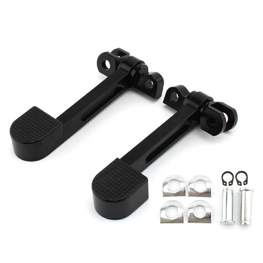 Stirrup Heel Footpeg Rest Pegs for Harley Sportster XL 883 1200 Softail FXWG FXR