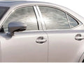 6pc. Luxury FX Stainless Steel Pillar Post Trim for 2014-2020 Lexus IS