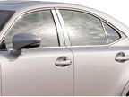 6pc. Luxury FX Stainless Steel Pillar Post Trim for 2014-2020 Lexus IS