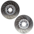 2X Front 374mm Brake Disc Rotors for BMW E60 E63 E64 M