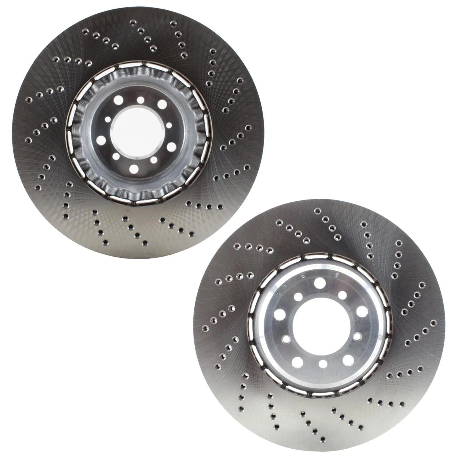 2X Front 374mm Brake Disc Rotors for BMW E60 E63 E64 M
