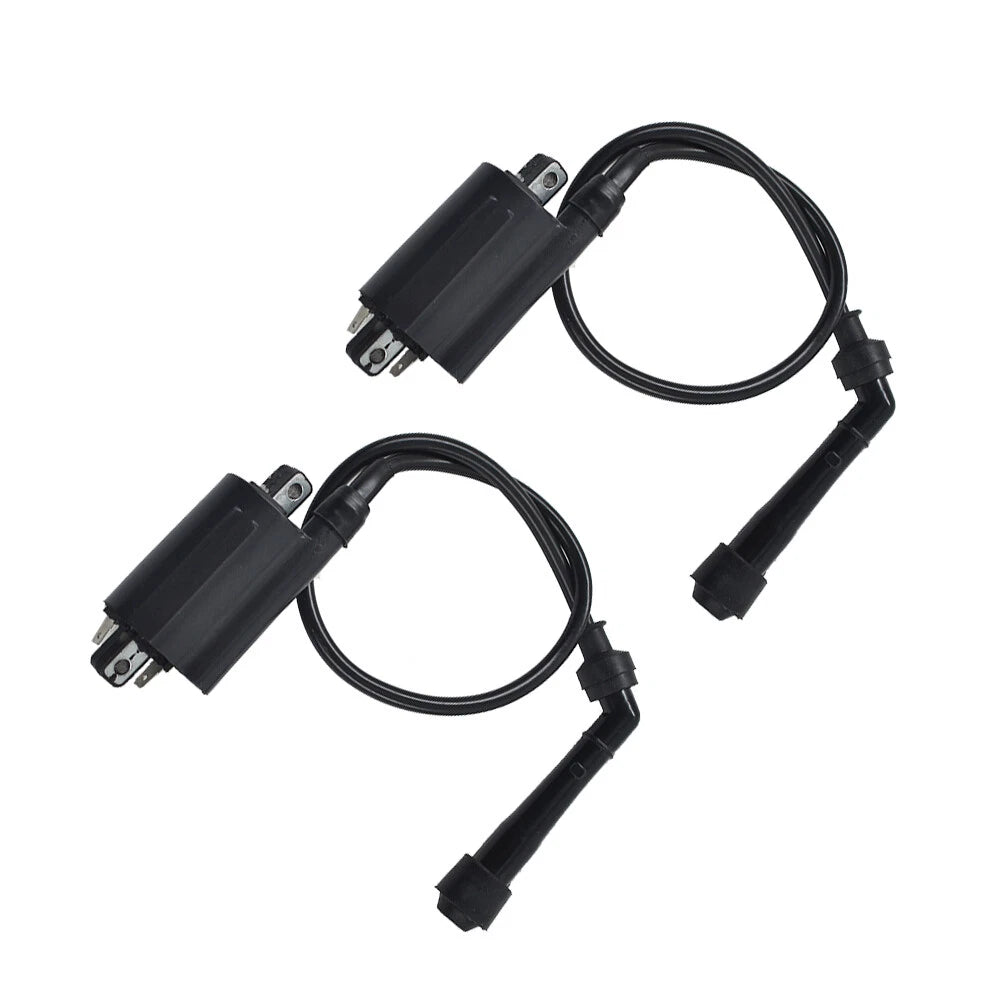 Set of 2 Ignition Coils for Kawasaki EX500 Ninja 500 500R (1987–2009)