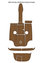 EVA Foam Teak Deck Floor Mat for Sea Ray 230 BR (2001)