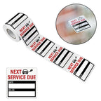 Oil Change Sticker Car Sticker 300pcs/roll Oil Change Service Stickers