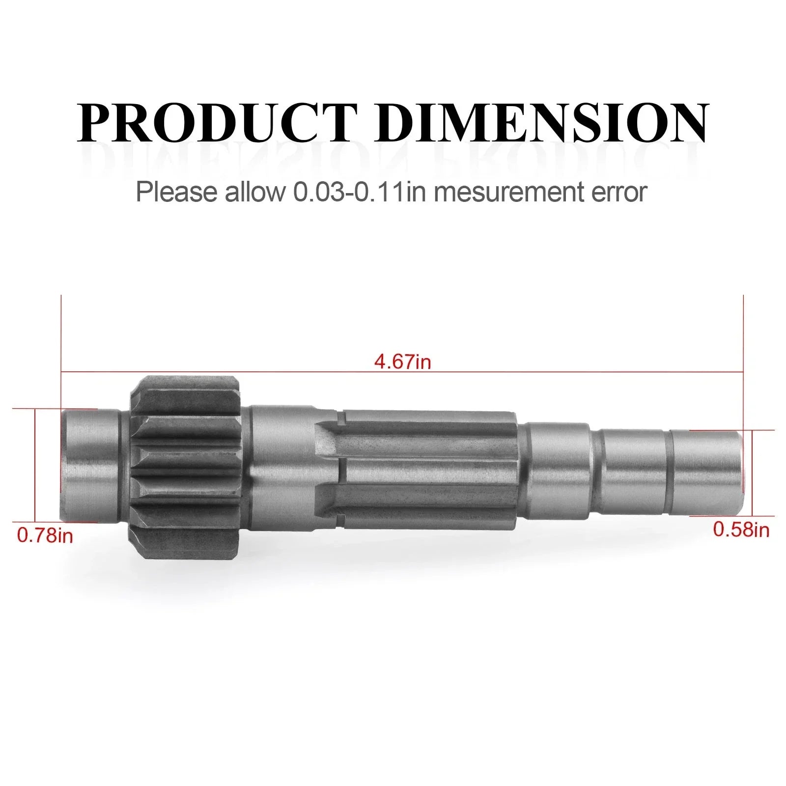 Transmission Shaft for Polaris RZR 170 (2009–2021)