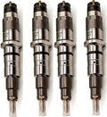 Set of 4 Fuel Injectors 0445120070 for Cummins ISE 8.9L