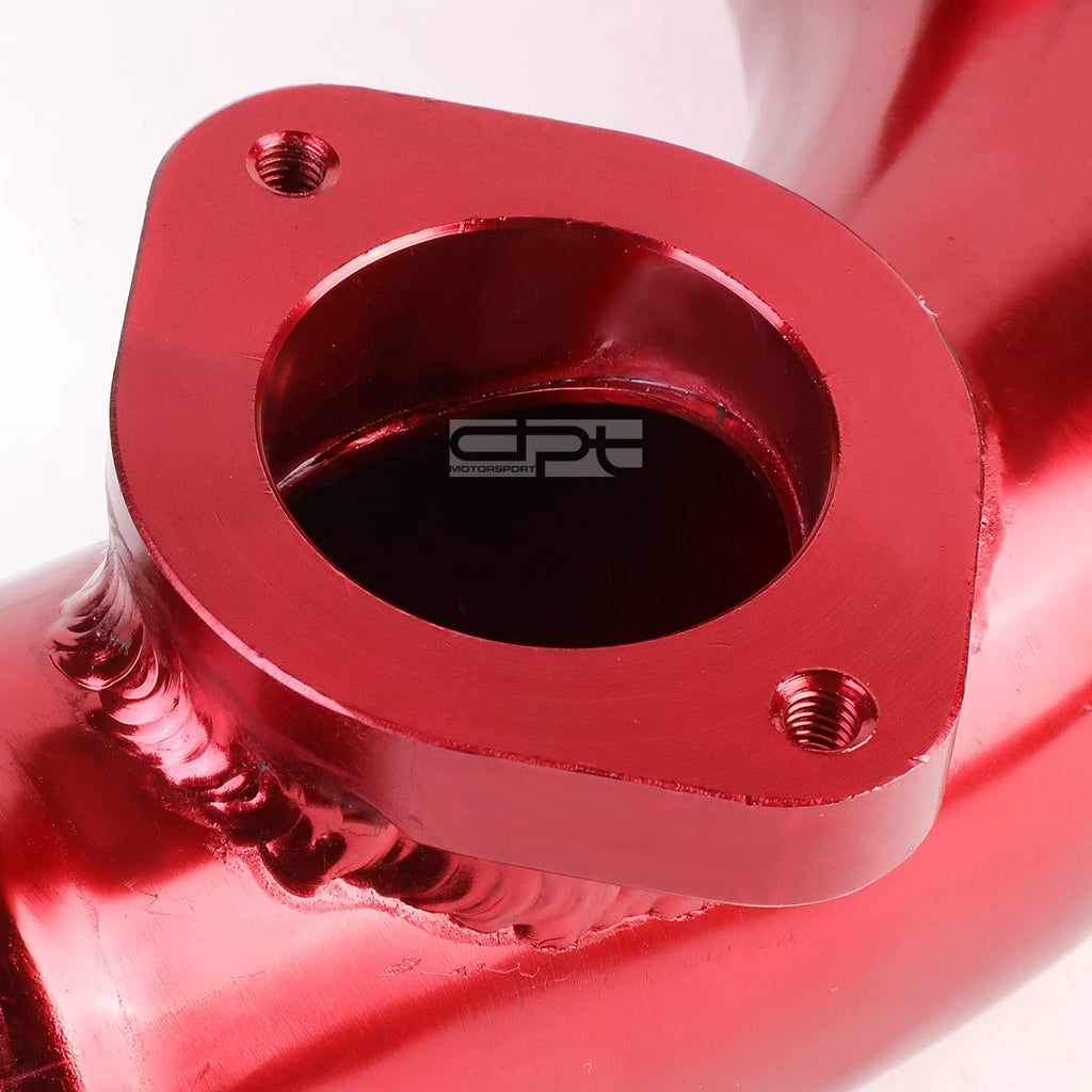 Type RS/RZ/S Turbo Charger 2.5" Blow Off Valve Dual Flange Pipe Red