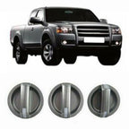 3pc Heater Fan Temp Control Knobs for Mazda BT-50 / Ford Pickup (2006–2011)