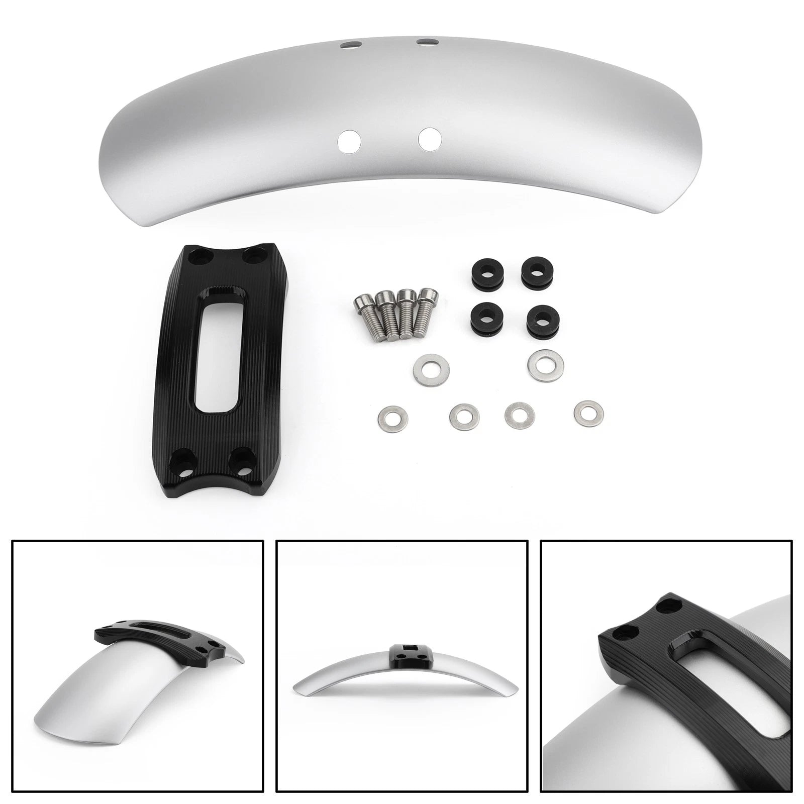 Front Wheel Fender Mudguard for BMW R Nine T Scrambler (2016–2019) Silver