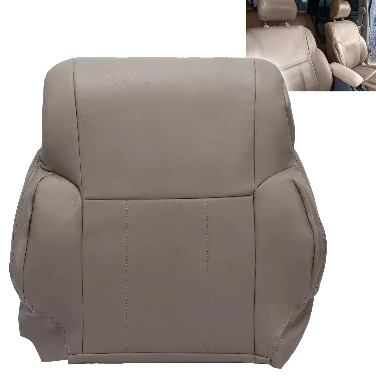 Set of 2 LH/RH Upper Lean Back Seat Covers OAK Tan for Toyota 4Runner (1996–2002)