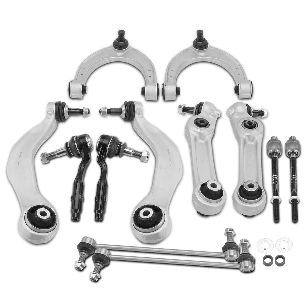 Set of 12 Front Control Arm & Ball Joint Sway Bar for BMW F10 528i 535i (2011–2017)