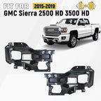 Pair Front Bumper Brackets for GMC Sierra 2500 3500 (2015–2019)