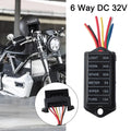 6 Way Blade Fuse Box for Car and Boat Applications (Up to 32 Volts)