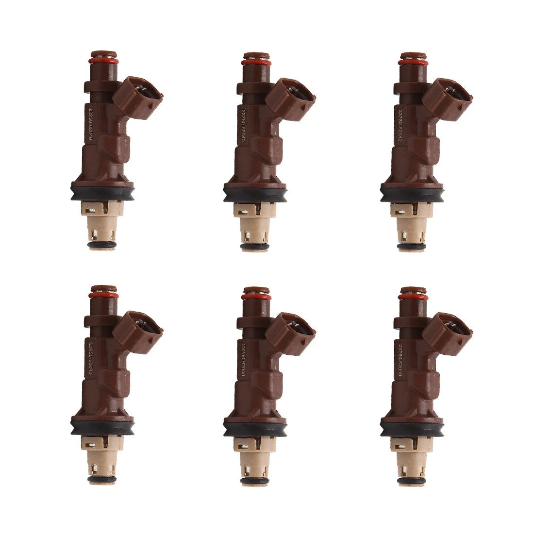 Set of 6 Fuel Injectors for Toyota Tacoma Tundra 4Runner (1995–2004) 23250-62040