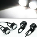 2 x 12V Motorcycle LED Spotlight Headlight Driving Front Light Fog Lamp for Motorcycle