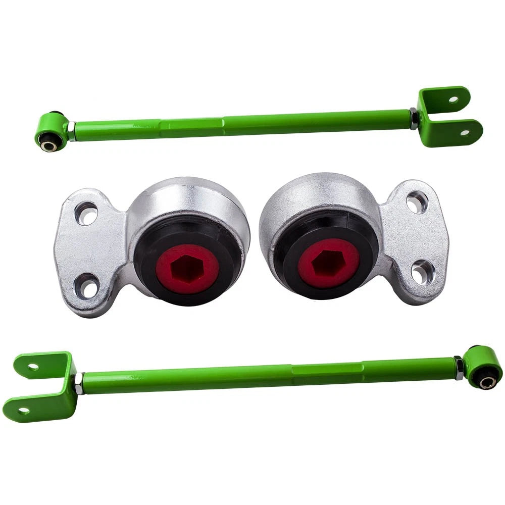 Set of 4 Rear Lower Control Arms & Front Control Arm Bushings for BMW E46 (1998–2006)