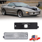 2X Clear Lens Front Bumper Side Marker Lights for Pontiac Firebird (1998–2002)