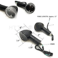 Bullet Turn Signals for Universal Motorcycles (Amber)