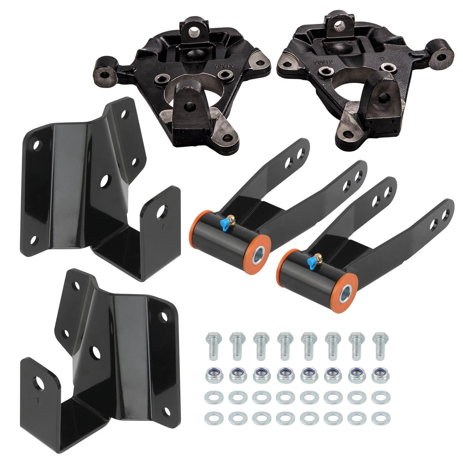 2" 4" Drop Lowering Kit w/ Spindles for GMC Sierra 1500 2WD (1999–2007)