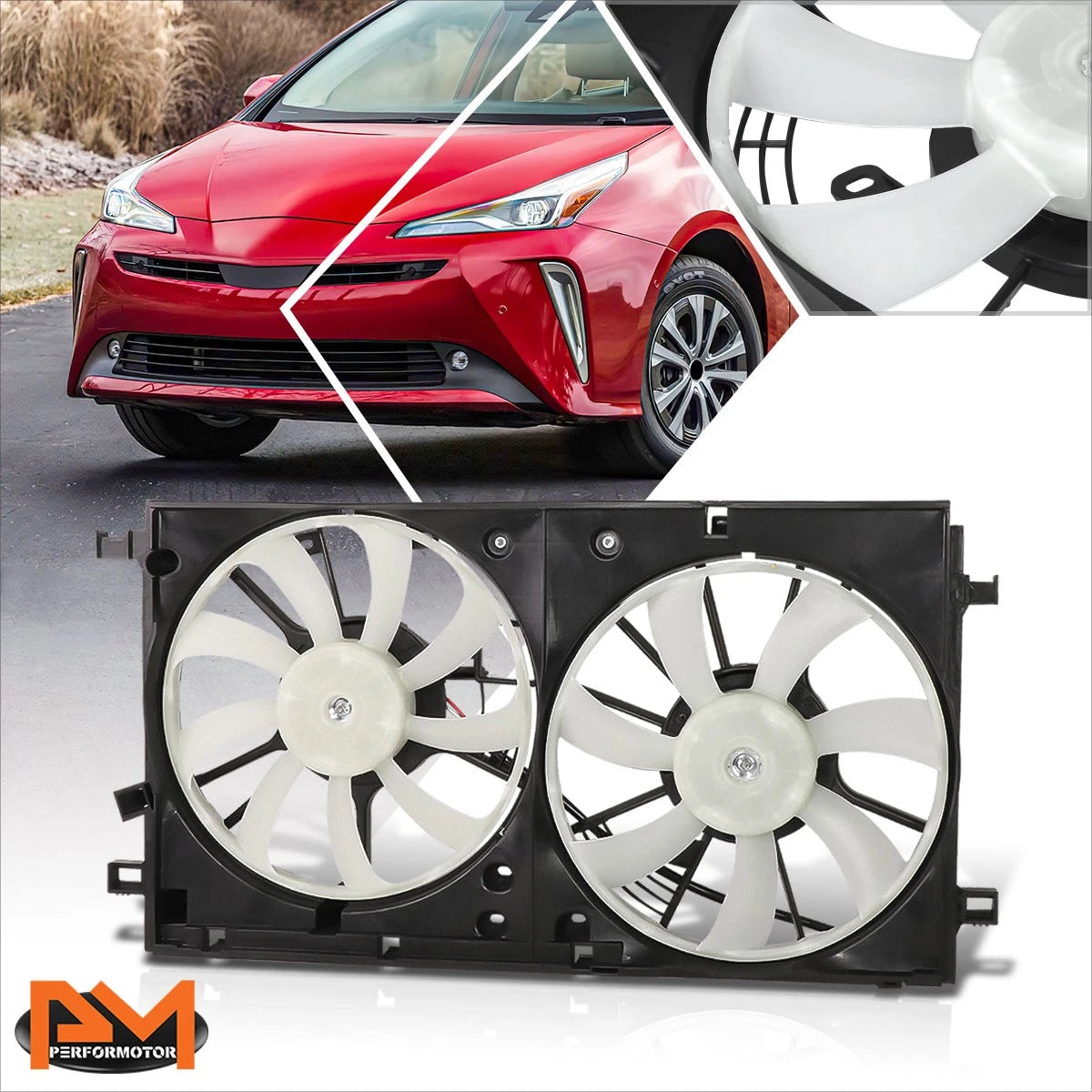 Radiator Cooling Fan Assembly for Toyota Prius/Corolla 1.8 Hybrid (2016–2022)
