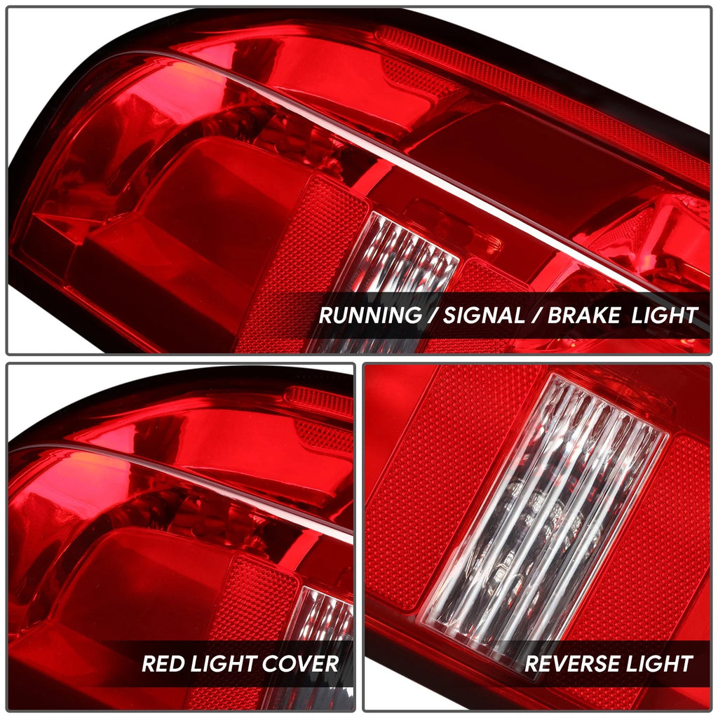 Chrome/Red Tail Brake Light for Chevy Colorado (2015–2022) - Passenger Right