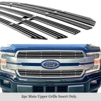 Chrome Wide Rivet Billet Grill for Ford F-150 King Ranch (2018-2020)