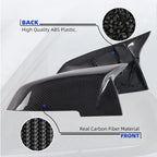 2X Carbon Fiber Side Mirror Cover Caps for BMW F20 F21 F30 F32 F36 X1 M2