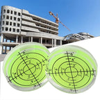 2X Bubble Level for Universal Use (32x7mm) Fluorescent Yellow Green