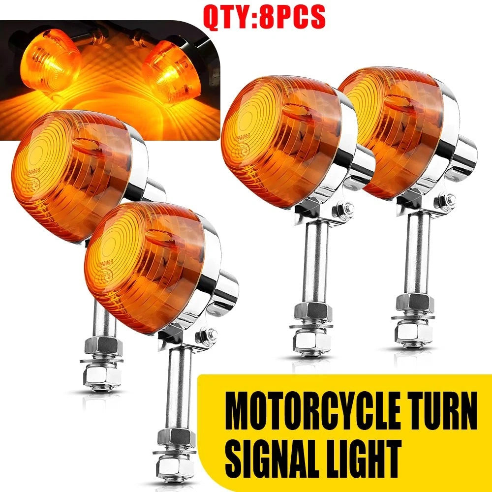 Amber Turn Signal Light for Suzuki Boulevard M50 M90 C50 C109R Intruder (2005–2023)