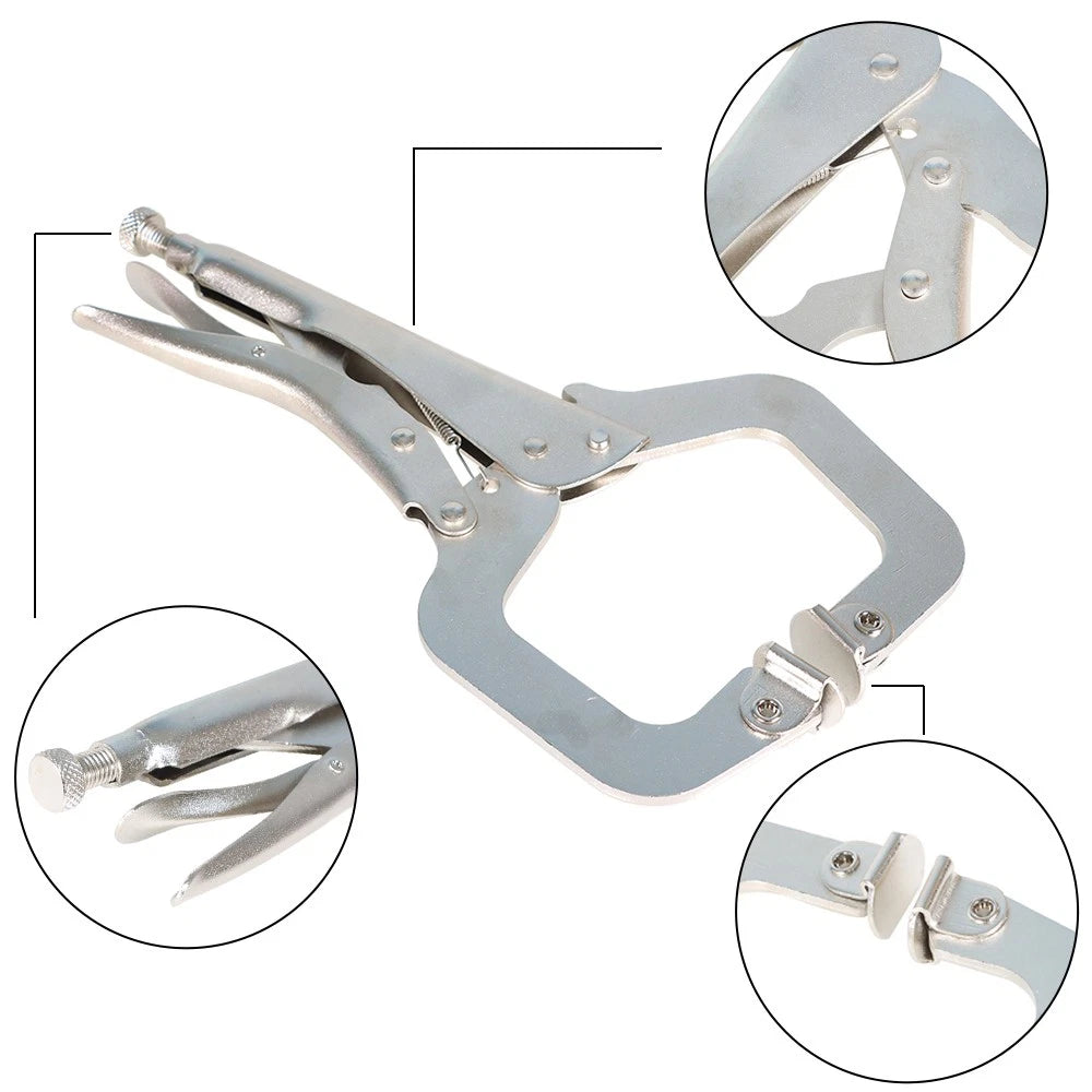 Set of 10 Locking C-Clamps for Rotary Gasket Applications