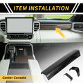 Set of 1 Carbon Fiber Pattern Instrument Strip Cover for Toyota Tundra (2022–2024)