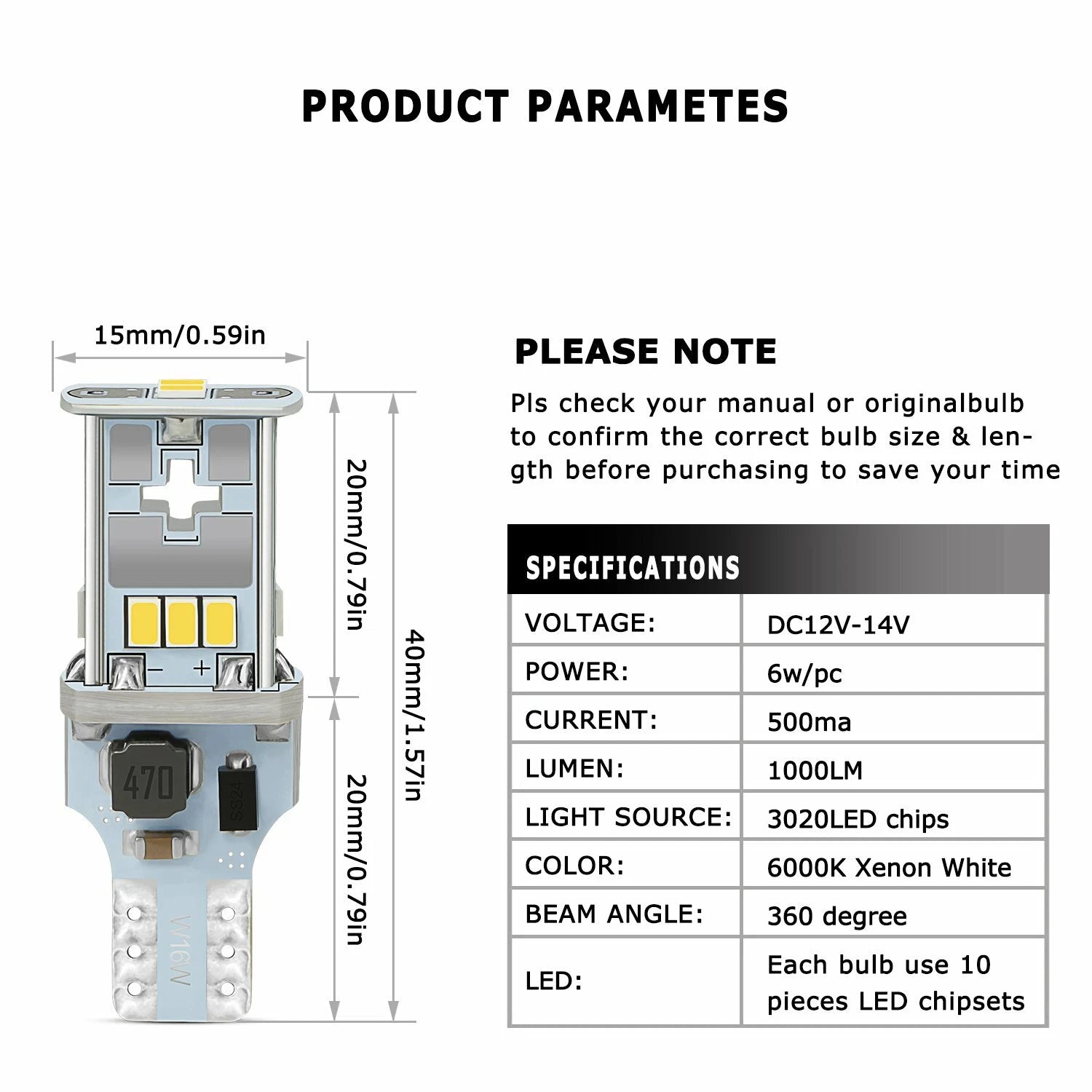 LED Reverse Backup Lights for Chevrolet (2010–2023)