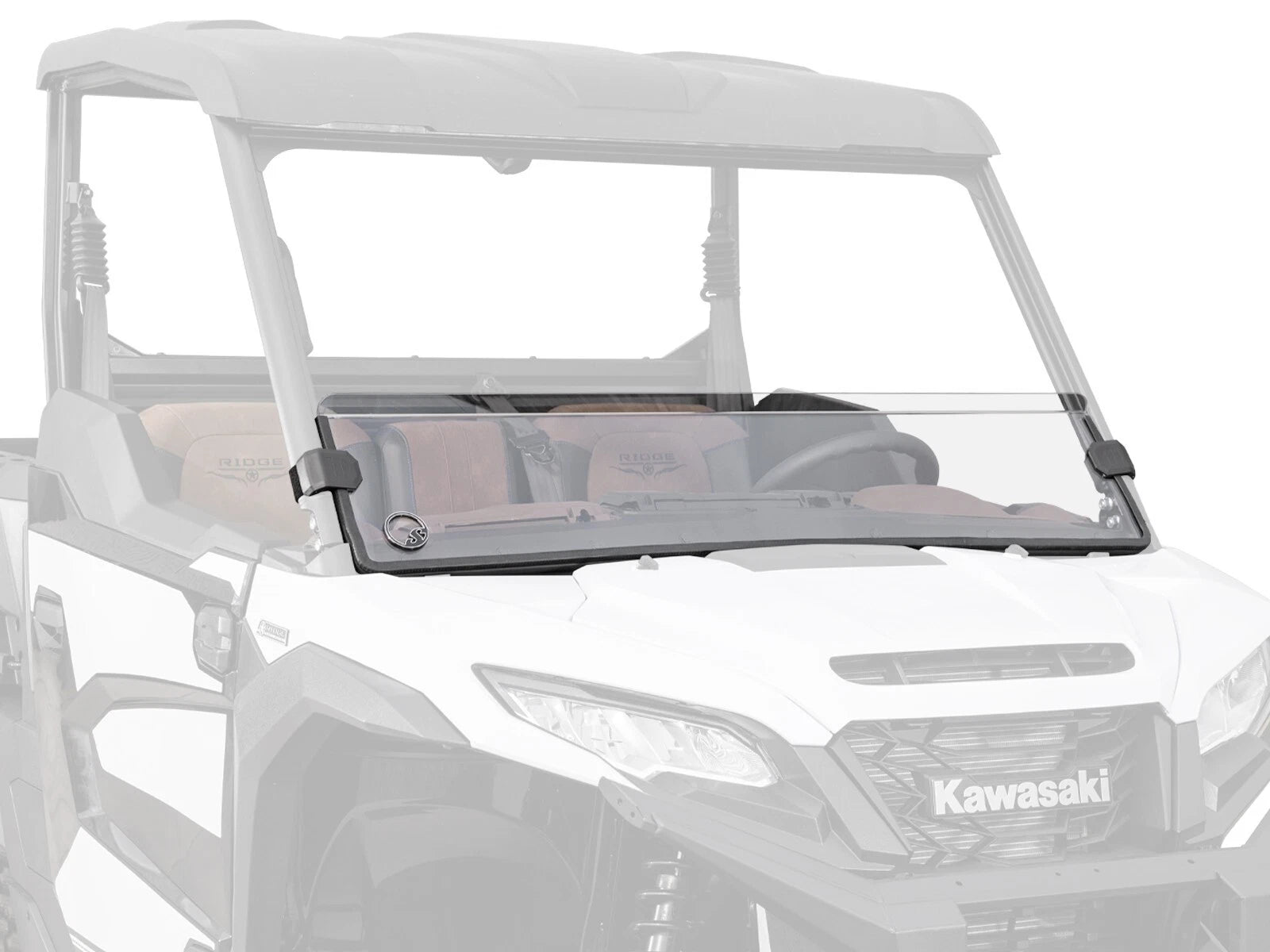 Scratch Resistant Half Windshield for Kawasaki Ridge (2014–2023)
