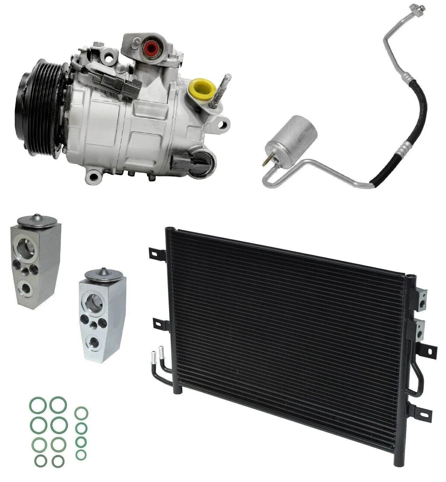 AC Compressor Kit With Condenser for Lincoln MKT 3.5L V6 (2016–2018)