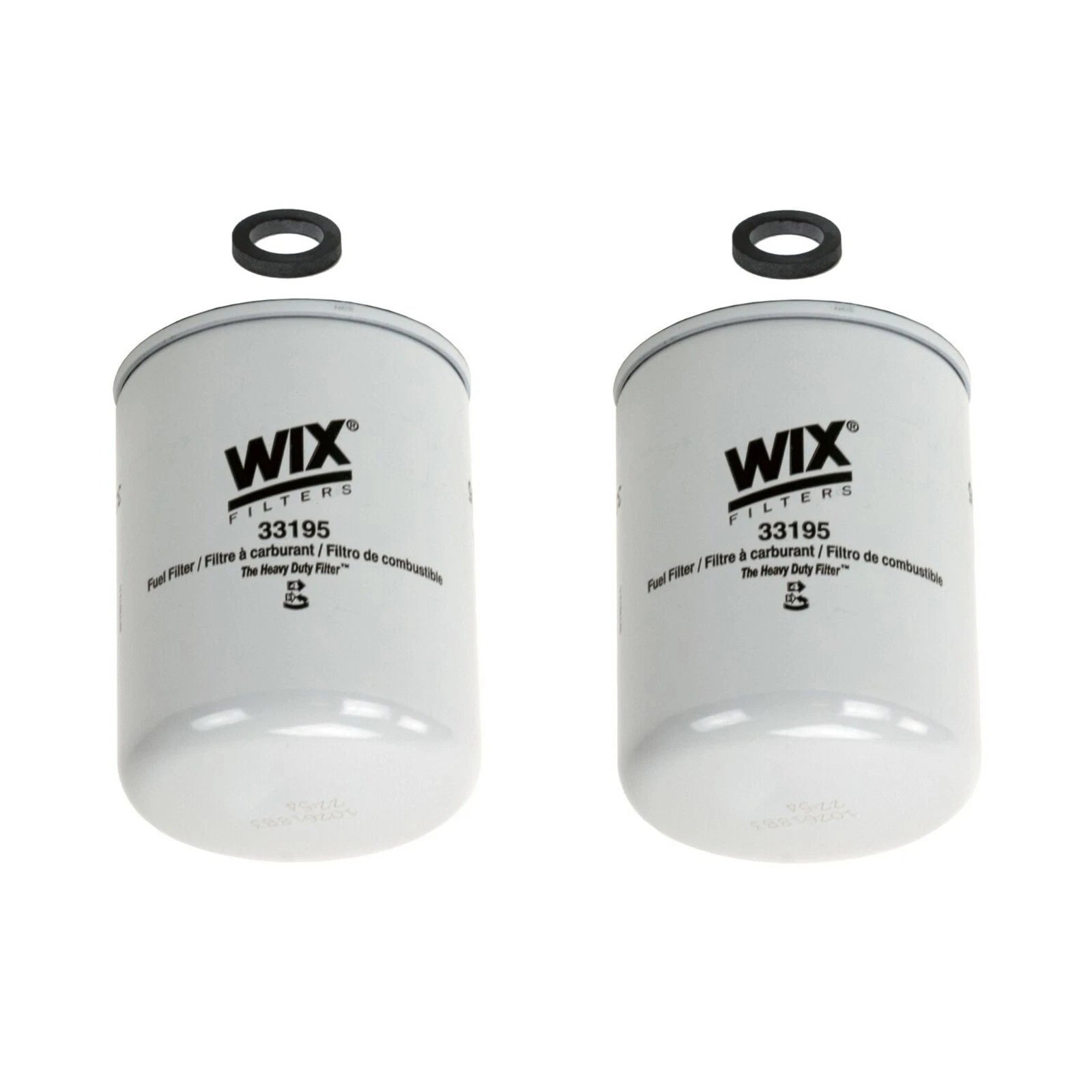 Wix Set of 2 Fuel Filters for (Spin-On)