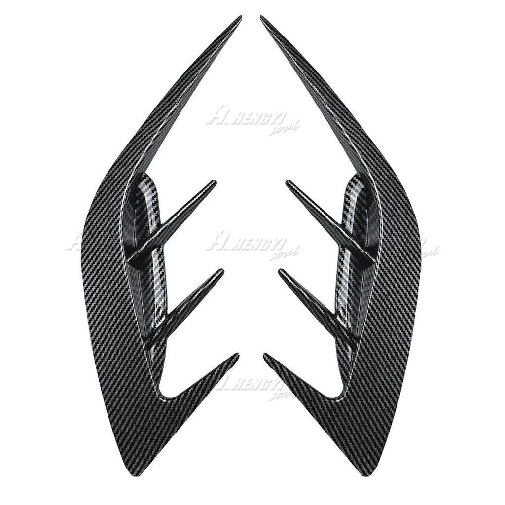 Canard Covers Rear Bumper Side Vent Carbon Fiber for Kia Stinger (2017–2023)