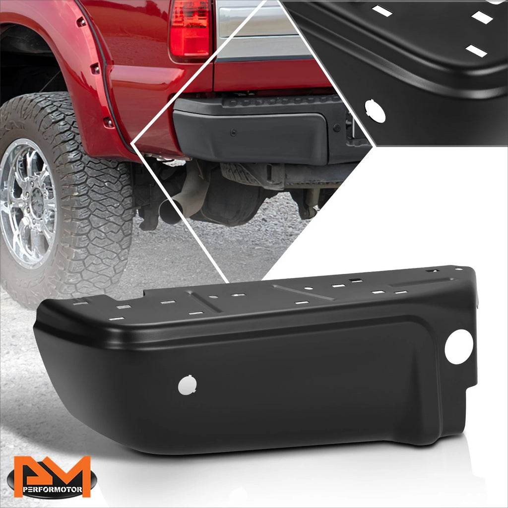 Rear Left Bumper End for Ford F250-F450 SD (2008–2016) w/Parking Sensor Cutouts