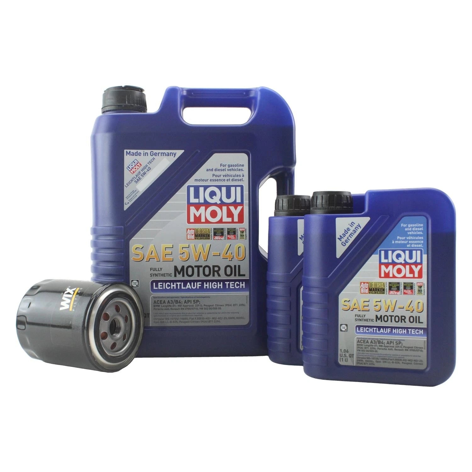 Oil Change Kit 7L Liqui Moly 5W-40 for Audi V6 2.7/2.8L