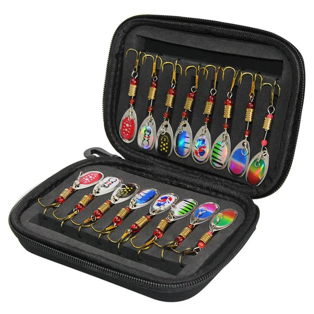 16pcs Fishing Lures Baits Set with Tackle Bag for Trout Bass (2020–2024)