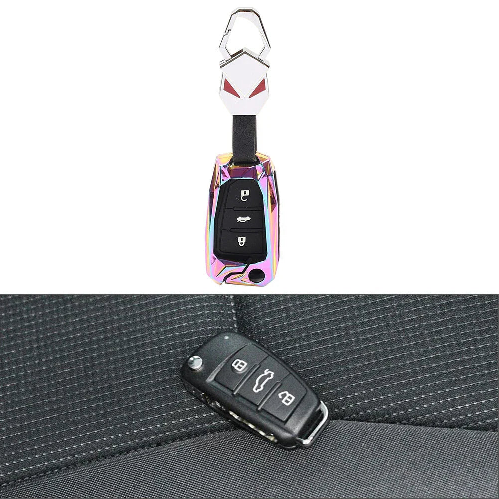 3 x Button Key Fob Case Shell Cover for Audi A5 Quattro (2008-2010)