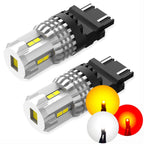 LED DRL Day Time Running Lights for 3157 3156 3057 (6000K Bright White)