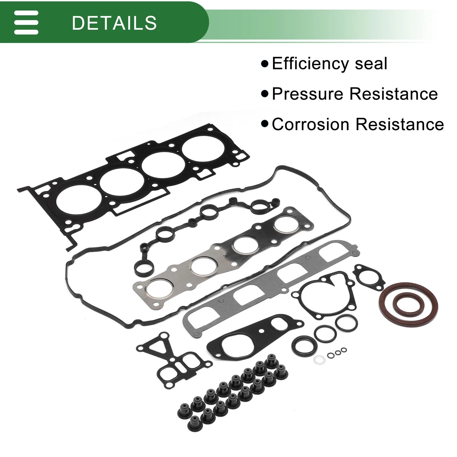 Cylinder Head Gasket Kit No. 2091025A00 for Hyundai G4KA (1 Set)