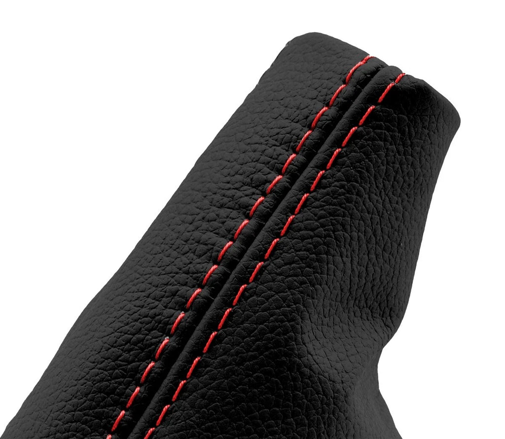 E Brake Boot for Lexus GX470 (2003–2009) Red Stitch Leather Synthetic