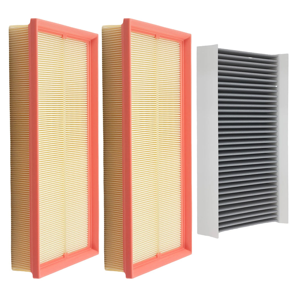 Set of 2 Engine Air Filter & Cabin Air Filter for Land Rover LR4 (2014–2016) CF10259