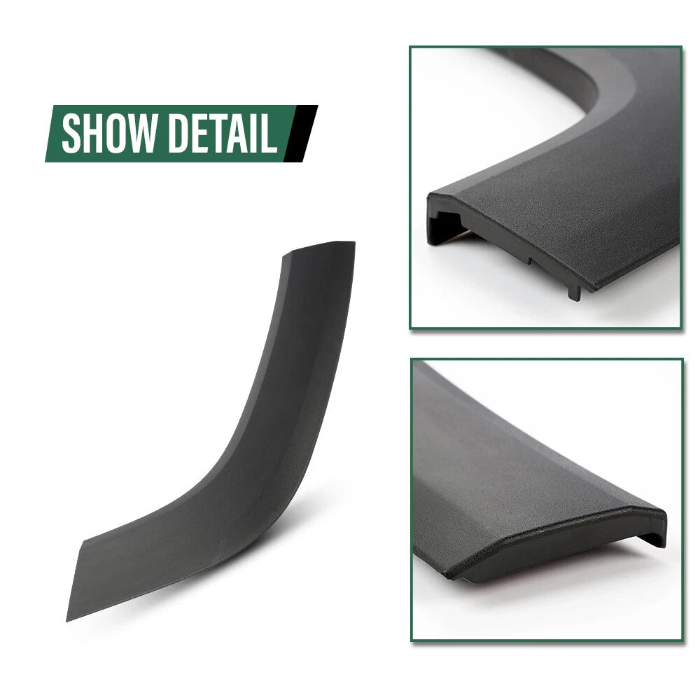 Set of 2 Rear Wheel Molding Fender Flares for Jeep Renegade (2015–2023)